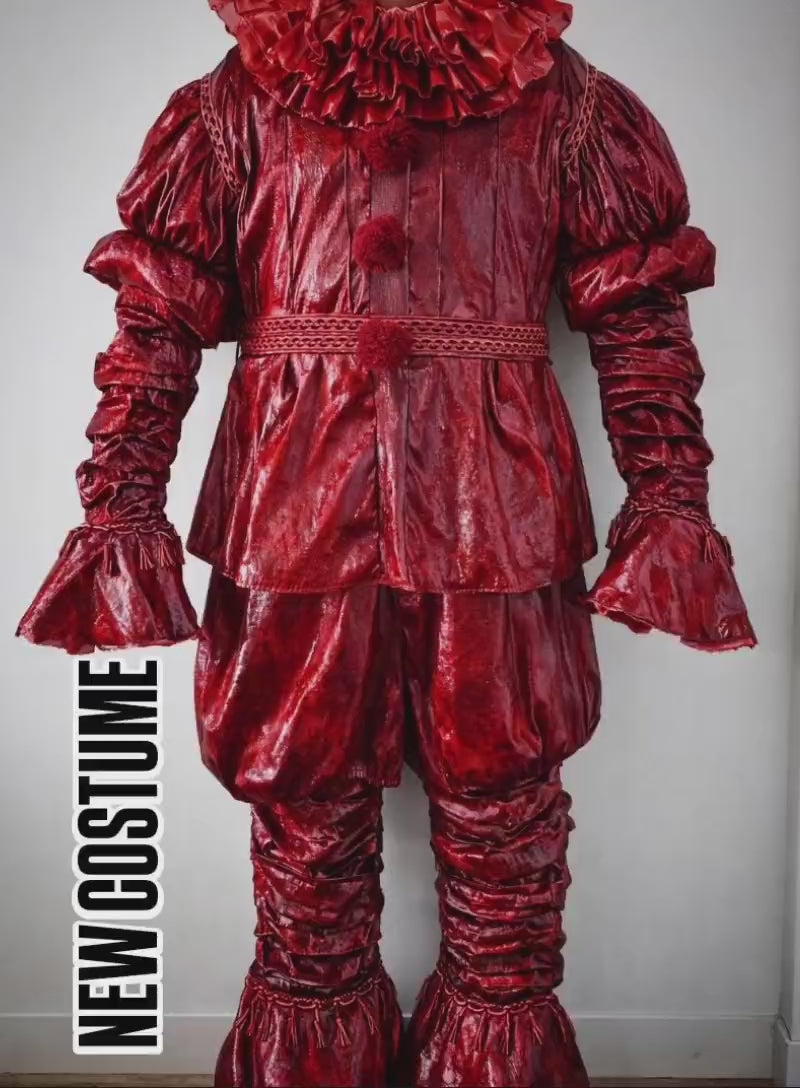 Penny CLOWN costume latex mask, movie, cosplay, halloween, Shoes not included!!!