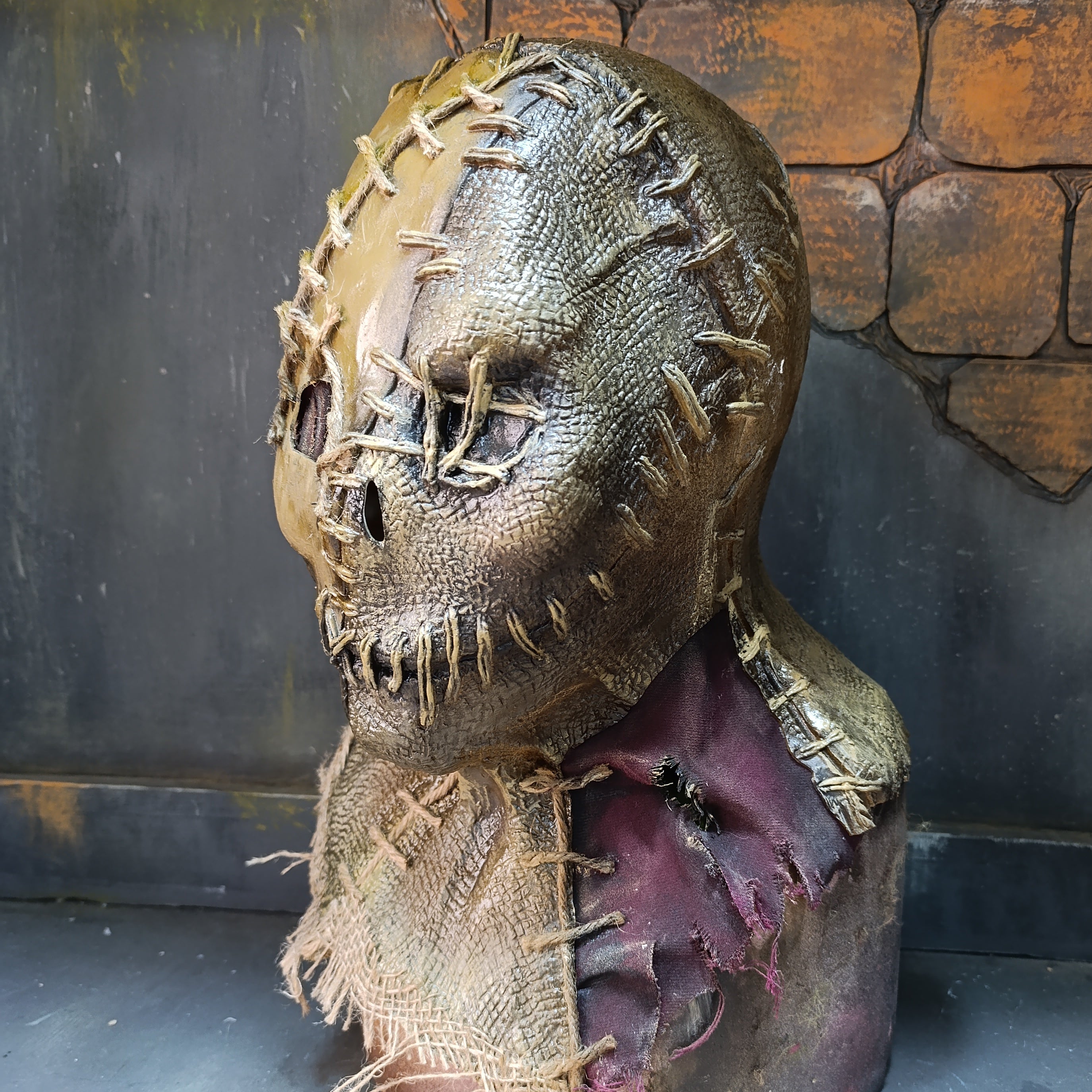 Scarecrow latex mask, movie, halloween, terror, cosplay, horror, mask