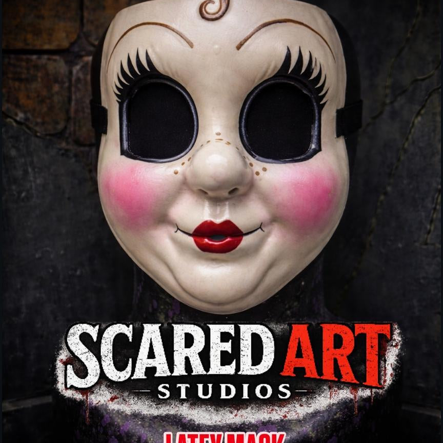 Dollface latex mask, the strangers, movie, cosplay, halloween