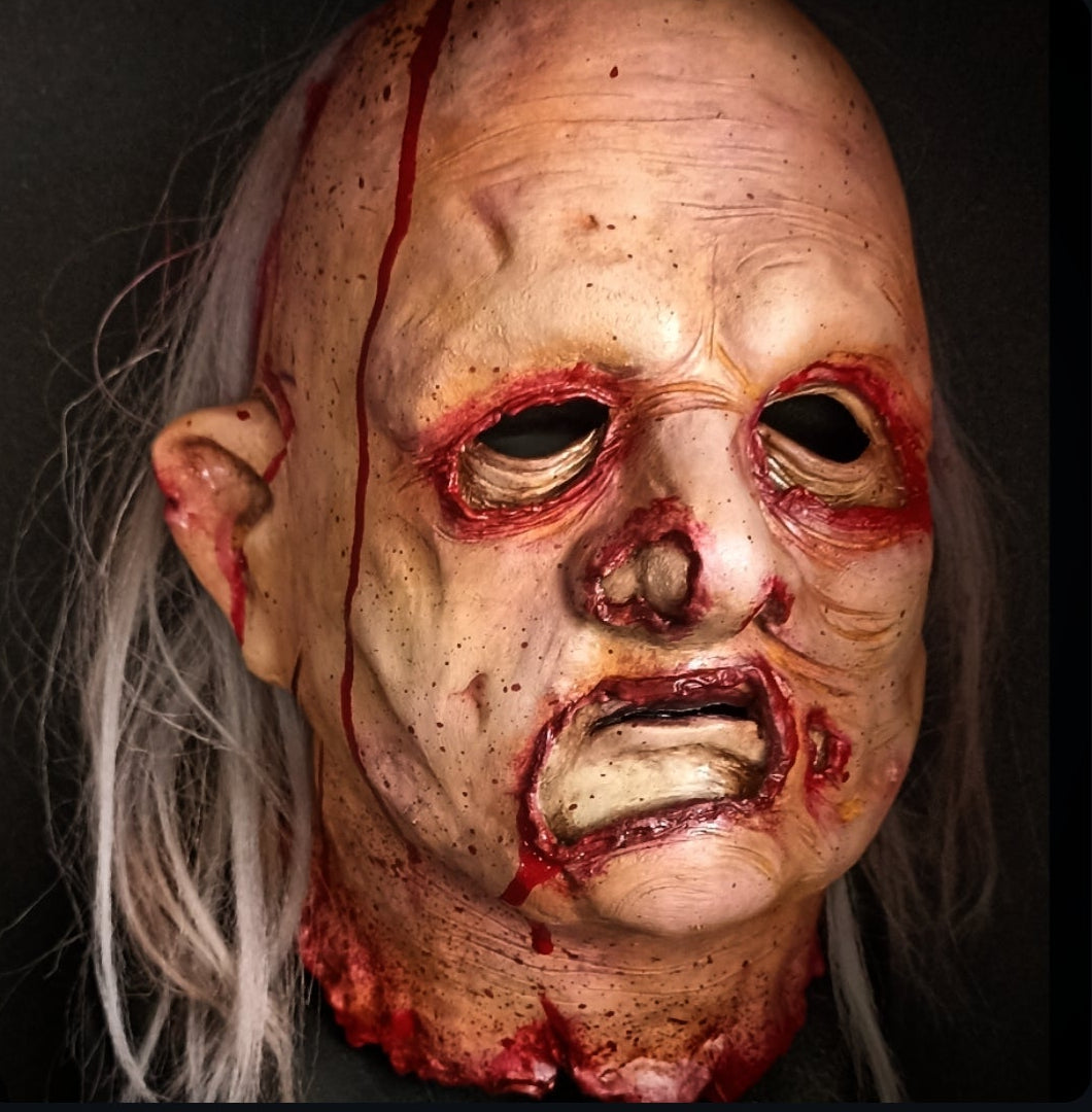 Texas Chainsaw Massacre exclusive latex mask inspired by the Netflix character, movie, mask, Halloween, Texas