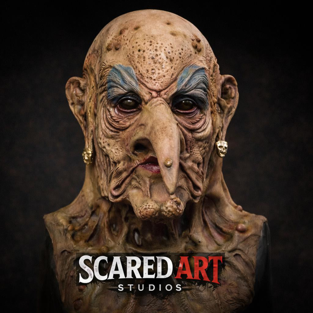 They witches mask, latex mask witch, movie, cosplay, halloween, terror, mask