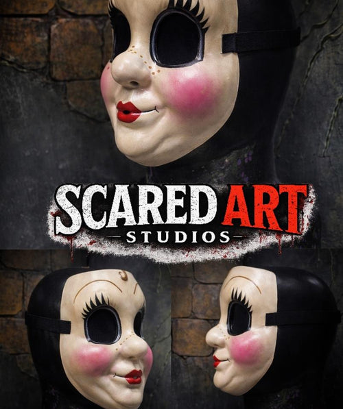 Dollface latex mask, the strangers, movie, cosplay, halloween