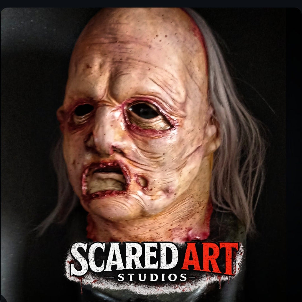 Texas Chainsaw Massacre exclusive latex mask inspired by the Netflix character, movie, mask, Halloween, Texas