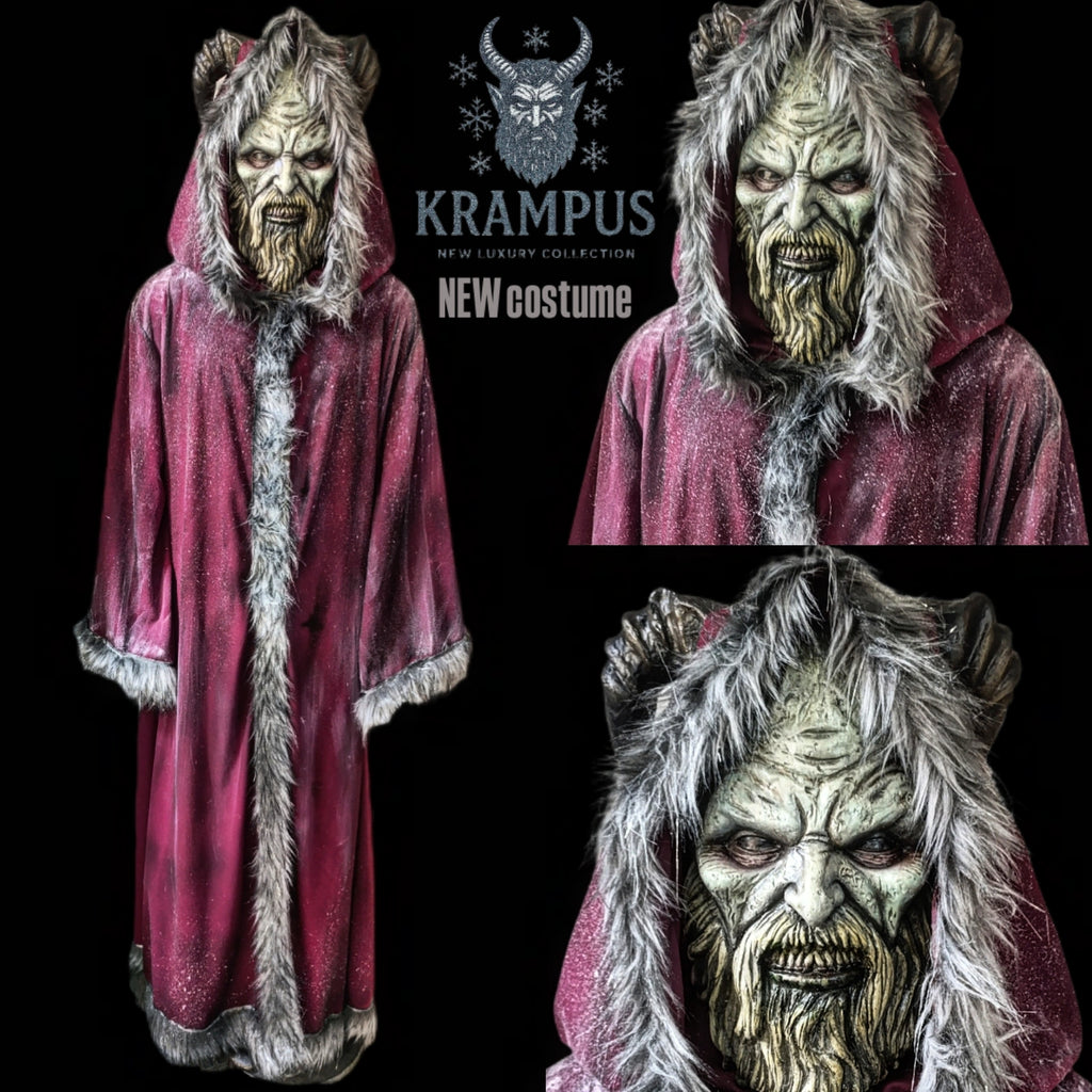 Krampus Costume #1/ (costume +MASK) christmas, cosplay, movie, costume, mask, navidad, halloween