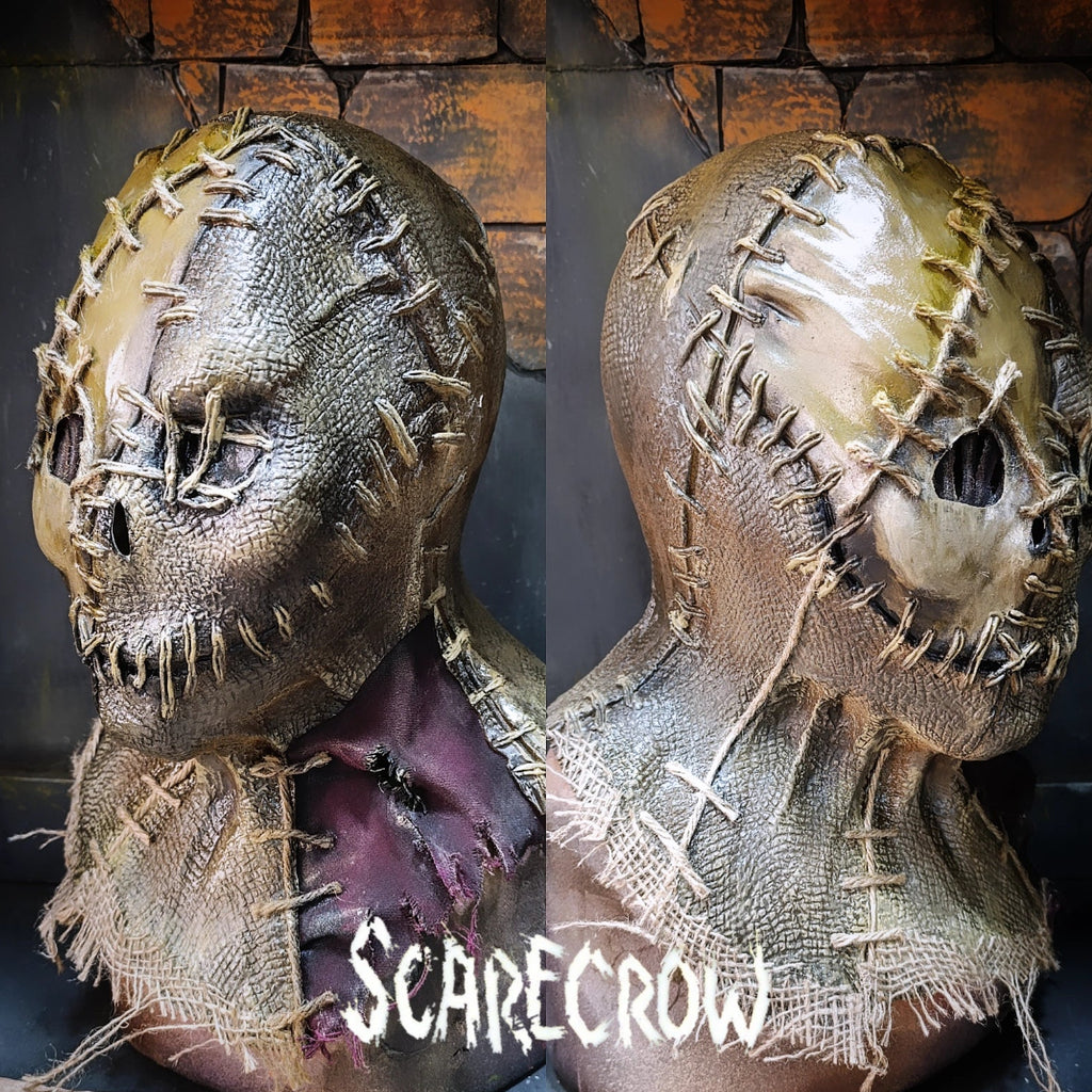 Scarecrow latex mask, movie, halloween, terror, cosplay, horror, mask
