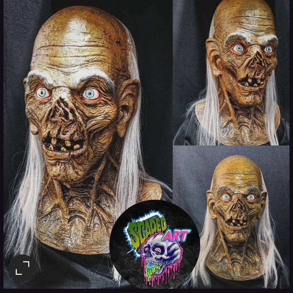 guardian of the crypt, latex mask crypt keeper, mask , movie, terror, halloween, cosplay