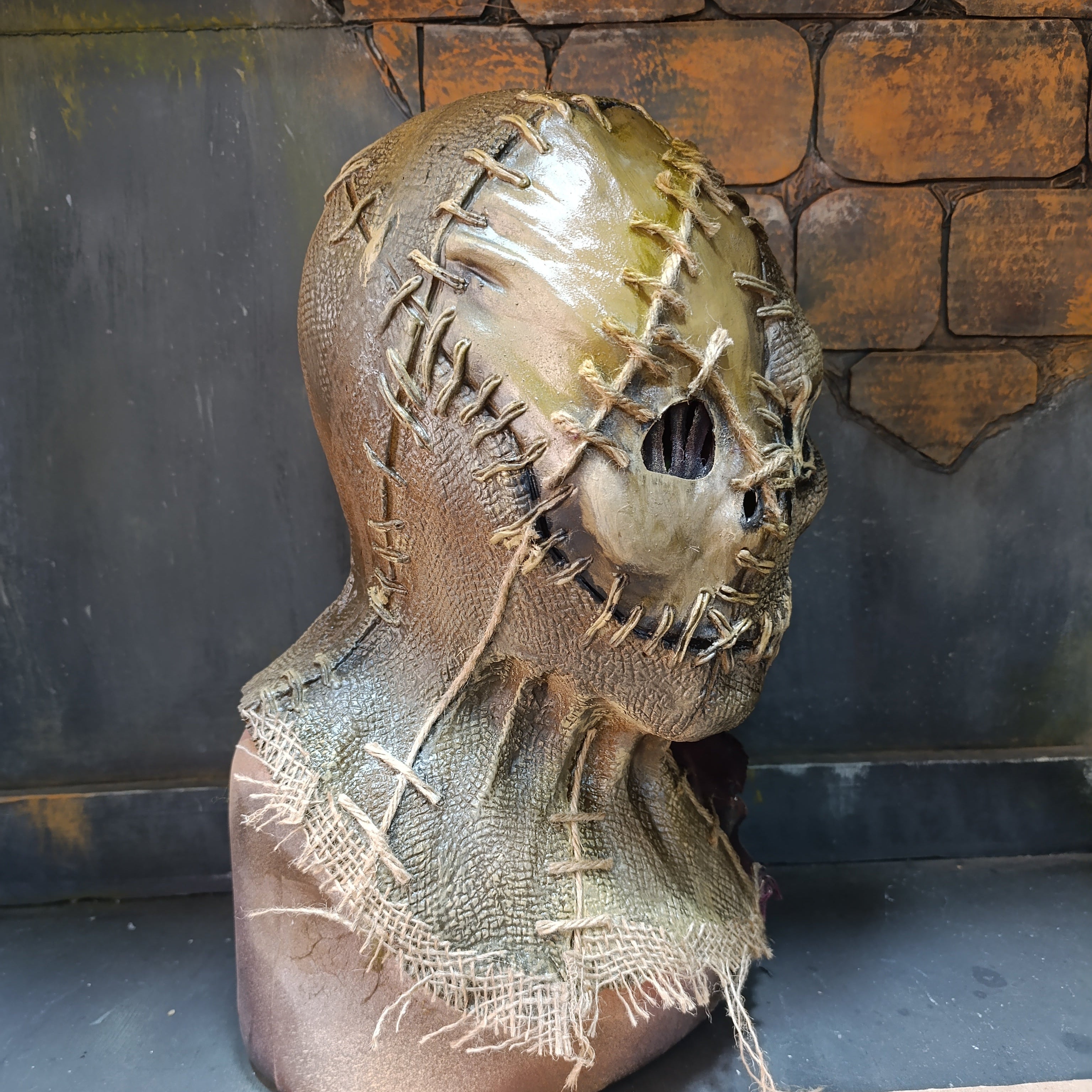 Scarecrow latex mask, movie, halloween, terror, cosplay, horror, mask