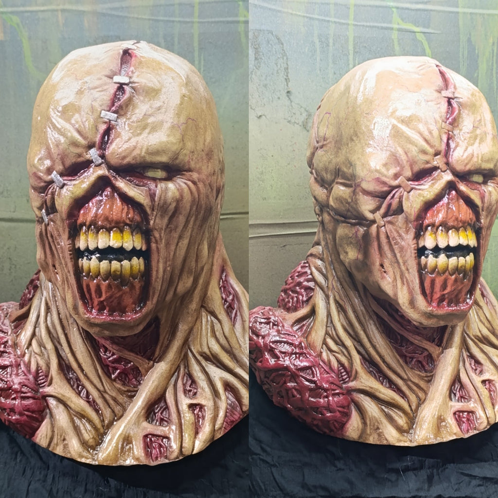 Némesis latex mask ,  movie, resident, Game, villain, halloween, cosplay, gift